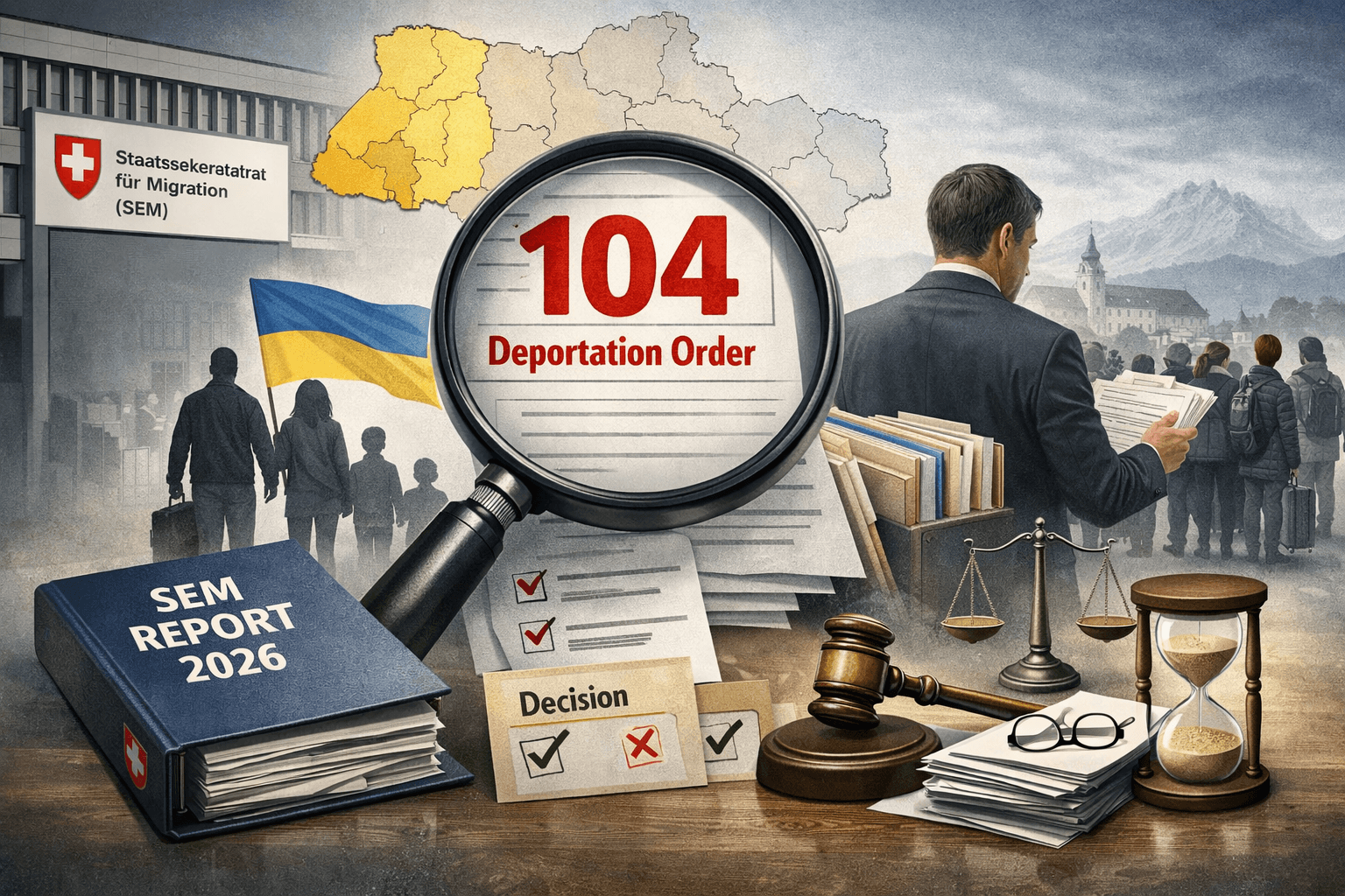 Швейцарія підбила перші підсумки нових правил надання статусу S: 104 рішення про виїзд для вихідців із західних областей