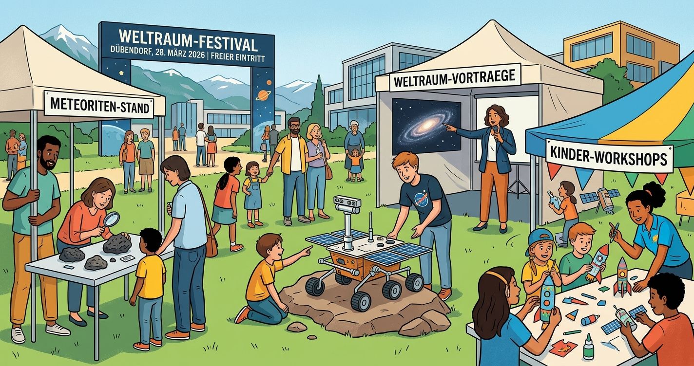У Дюбендорфі 28 березня пройде безкоштовний космічний фестиваль до Дня астрономії