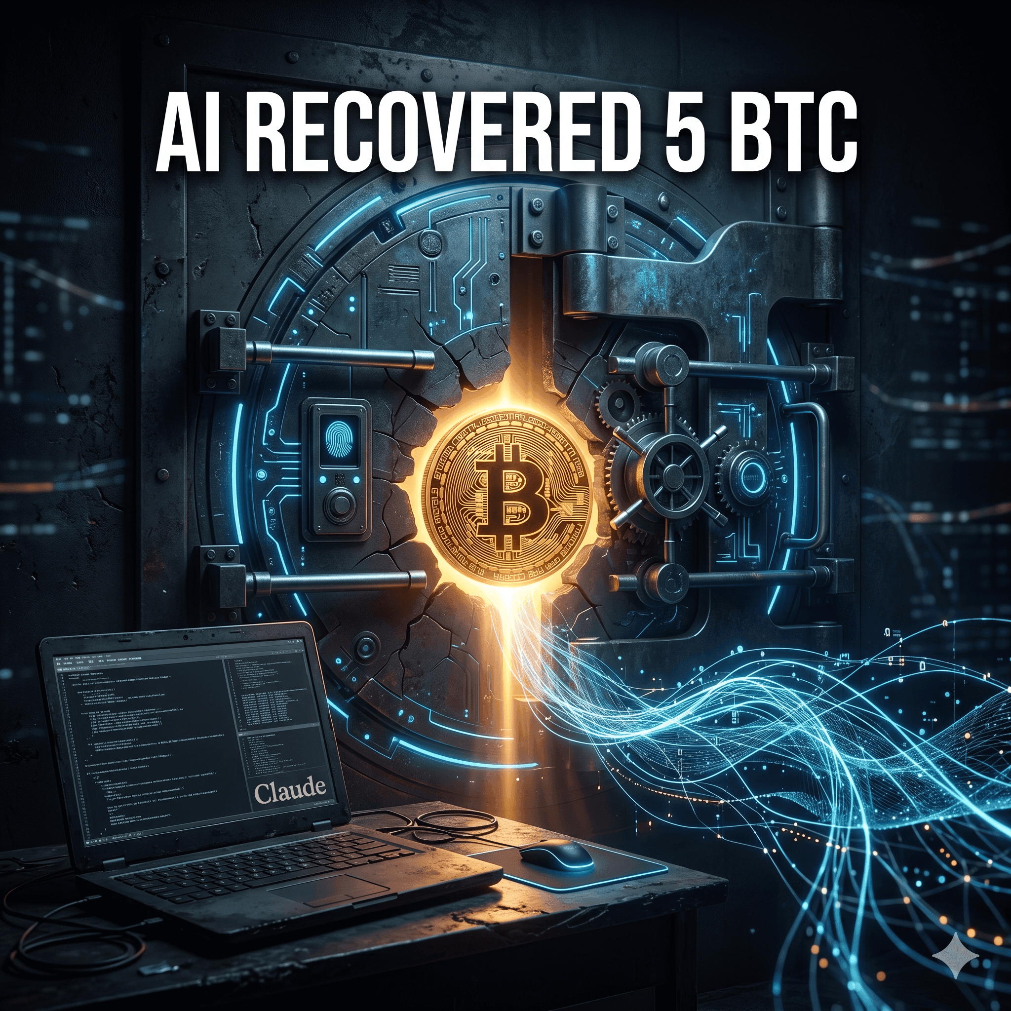 Інвестор відновив доступ до 5 BTC за допомогою нейромережі Claude