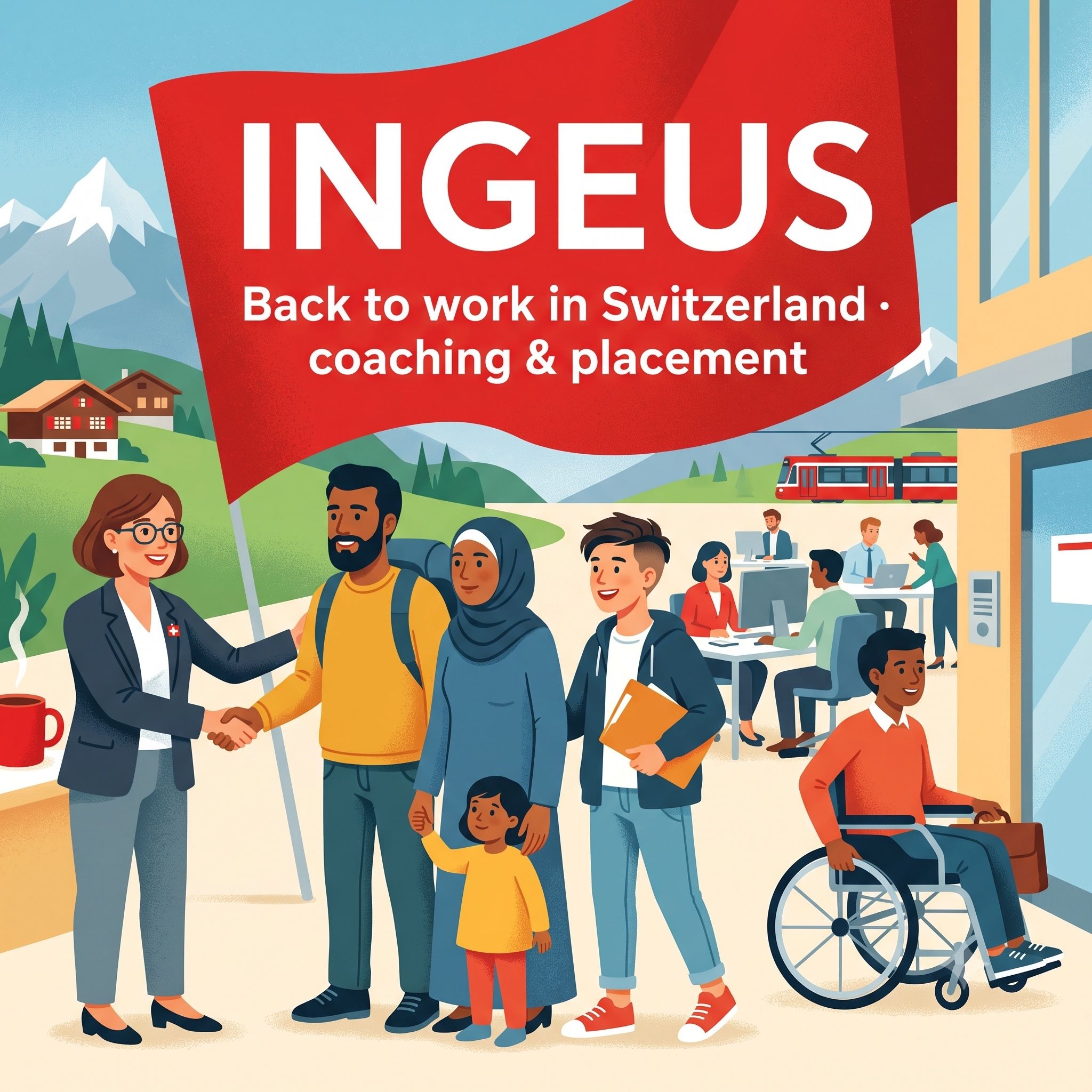 Ingeus: безкоштовна допомога з працевлаштуванням у Швейцарії для тих, кому найскладніше