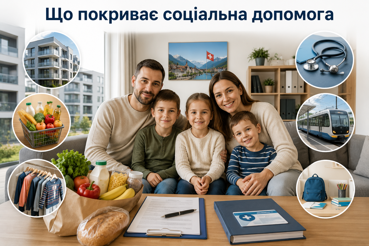 What social assistance covers for people with protection status S